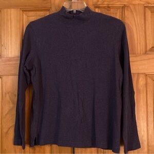 NWOT Vintage Classic Elements Mock Neck Top Size L